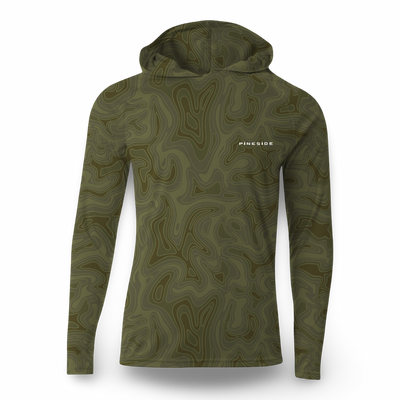 "Land Camo" Performance Long sleeve